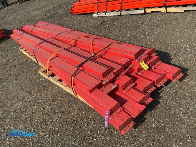 Lot 2-20605 - (20) 12' Teardrop Pallet Racking Cross Beams, 6"