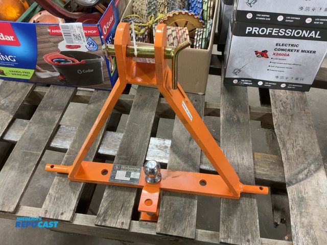 Lot 2-33570 - New Wolverine 3-point Hitch Attachment, has 50mm ball and pin hitch, Model QC7-26-12.5G