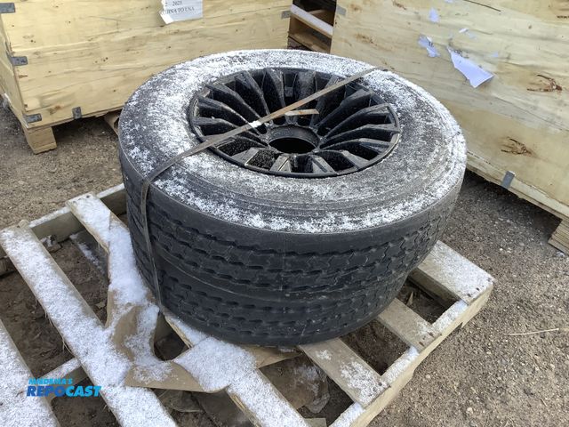 Lot 2-73161 - Lot of (2) Hankook smart flex TH31215/75R17.4 16PR tires with rims