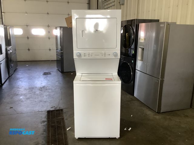 Lot 2-55279 - Scratch & Dent Frigidaire FLCE7522AW Stackable Washer & Dryer Set