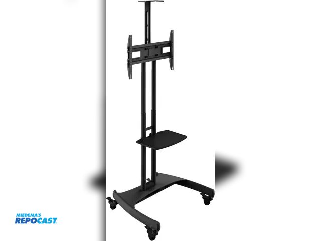 Lot 2-19256 - Rfiver Rolling TV Stand for 32-70 Inch TVs, Mobile TV Stand