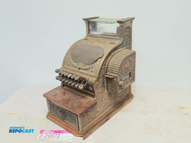 Lot 2-29573 - Antique National Cash Register - RARE model 50 1/4, candy store model. Delivered in 1904.