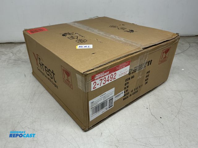 Lot 2-73492 - (1) Frest white circular fan with remote and timer