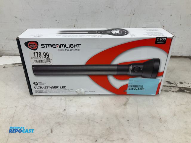 Lot 2-93994 - Stream light ultrastinger LED rechargeable flashlight, used