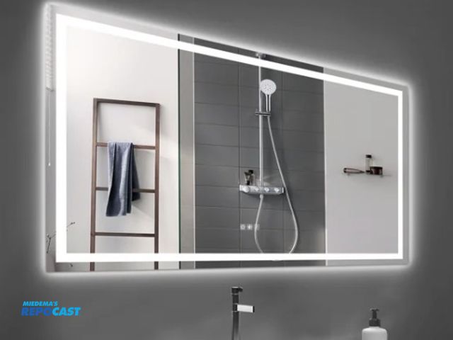Lot 2-67440 - Ushower 72” x 36” LED Bathroom Mirror