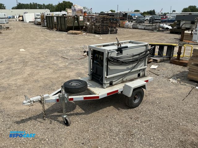 Lot 2-18656 - Miller Bobcat 250 CC/CV, AC/DC Welder, 10000 Watt Generator on Trailer