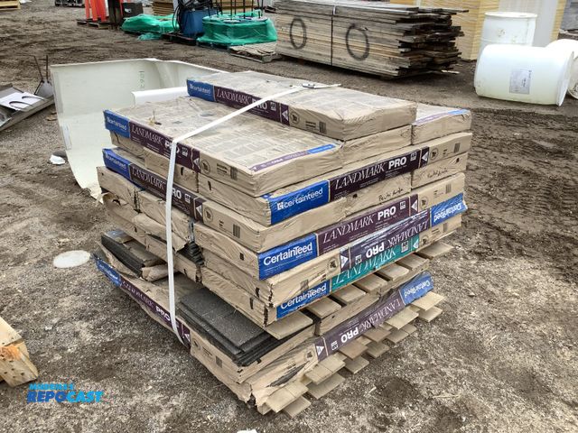 Lot 2-92330 - Certainteed Landmark Pro pewter shingles (black)