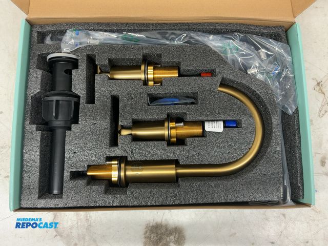 Lot 2-33594 - Bronze Bathroom Faucet.