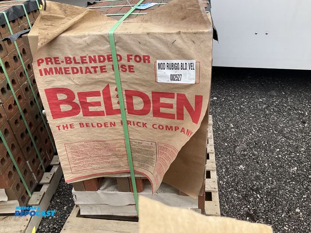 Lot 2-91529 - Belden Brick Company (1) Pallet of MOD RUBIGO BLD VEL 082527 Rubigo Red Velour Brick