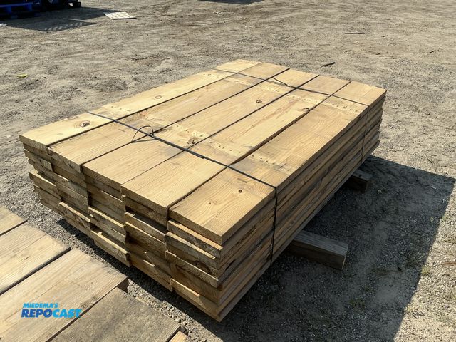 Lot 2-28638 - (50) Pieces of 2" x 10" x 72" Recycled Dimensional Lumber