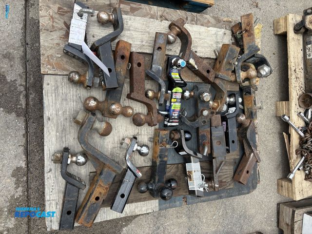 Lot 2-55515 - Skid of many used hitches