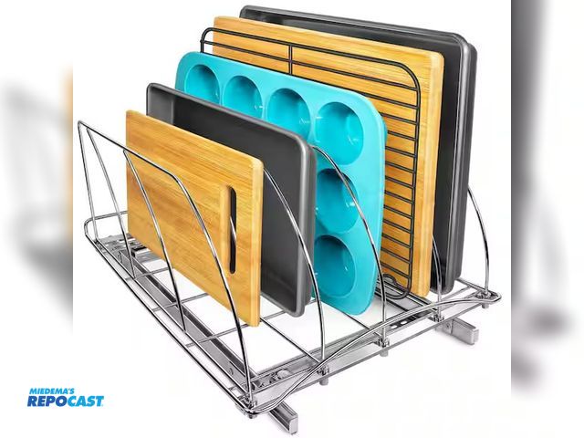 Lot 2-94352 - LYNK Bakeware Organizer Wide 430222 WB **Dishes Not Included