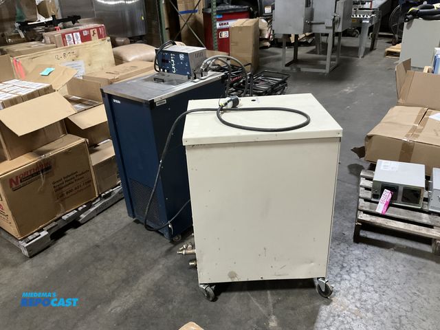 Lot 2-27743 - Neslab LT-5ODD industrial refrigerated bath circulator, and a Haskris heat exchanger