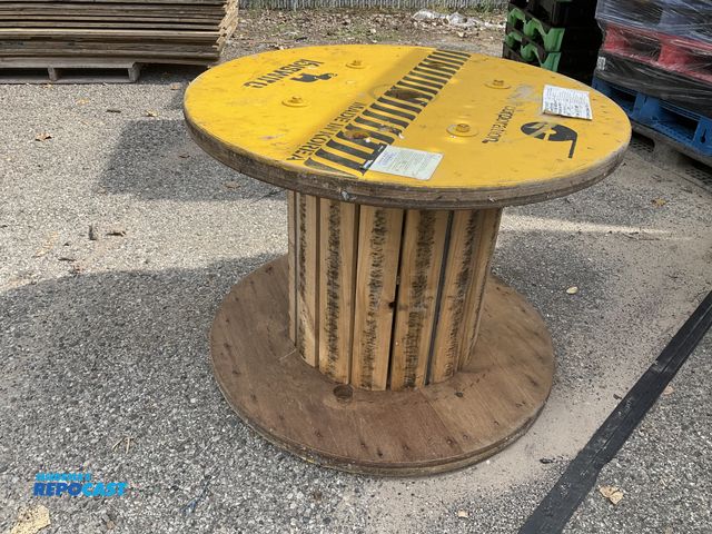 Lot 2-96387 - Large Wooden Wire Spool