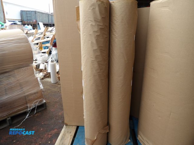 Lot 2-53005 - Lot of (2) rolls shipping &amp; packaging kraft rolls - 48" w x 1200' length each roll