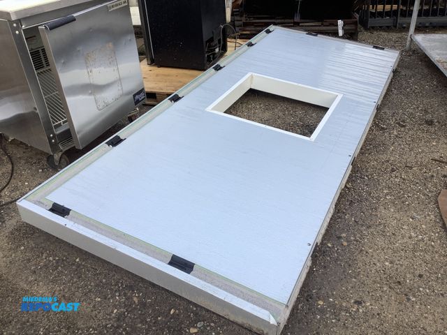 Lot 2-93427 - Lot of (1) door/ window measuring 47” x 118” x 4”.