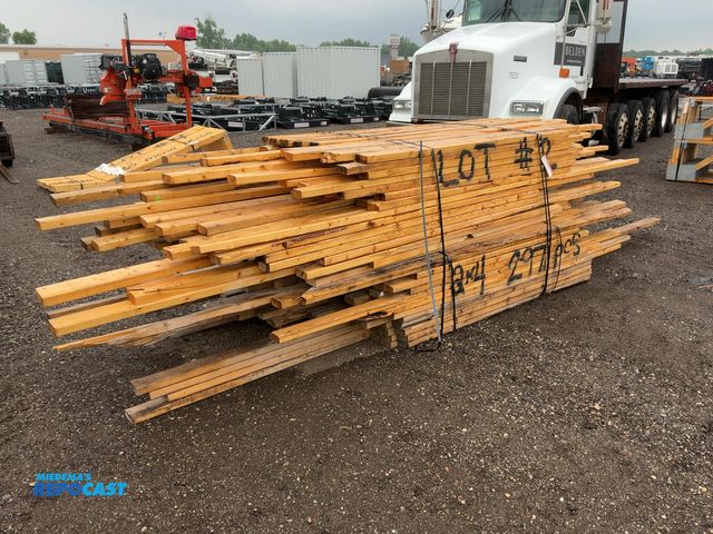 Lot 2-44727 - Approx. (297) Assorted Size Pieces of 2x4 Lumber, bunk is approx. 17’4” long overall