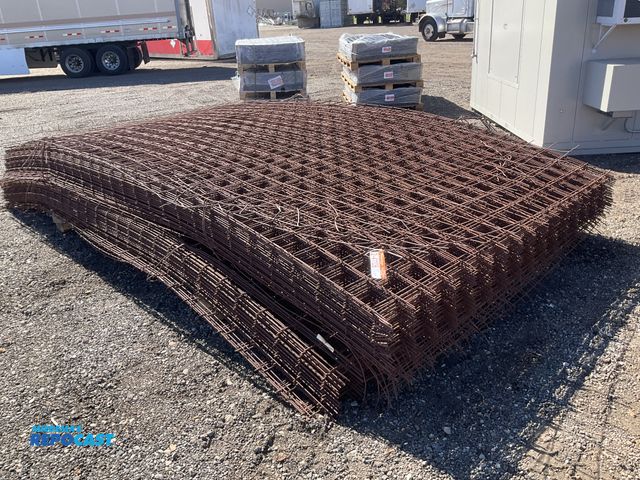 Lot 2-41106 - (100) 15’ x 8’ welded wire reinforcement sheets for concrete slabs, 6” x 6” squares, .192”D wire