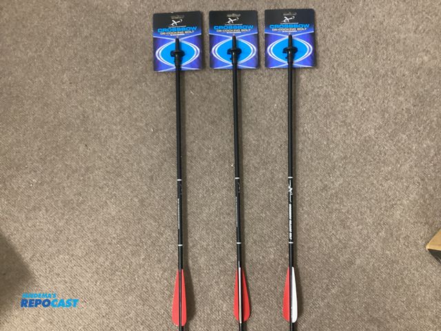 Lot 2-36641 - Three new Carbon Express Crossbow De-Cocking Bolts.