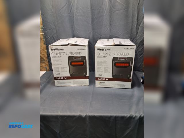 Lot 2-35766 - (2) WeWarm QUARTZ INFRARED HEATERS. WORKS