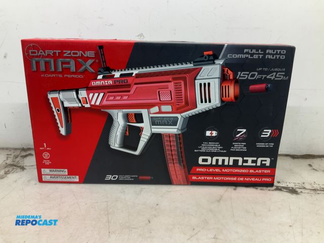 Lot 2-15530 - Dart Zone Max Omni’s Pro-level motorized blaster, used