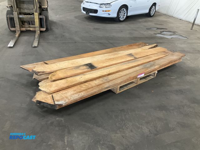 Lot 2-21012 - (10) rough sawn Cherry Wood Boards 1” to 2-1/2” thick, 8’ to 9’ lengths, approx 7-1/4” widths