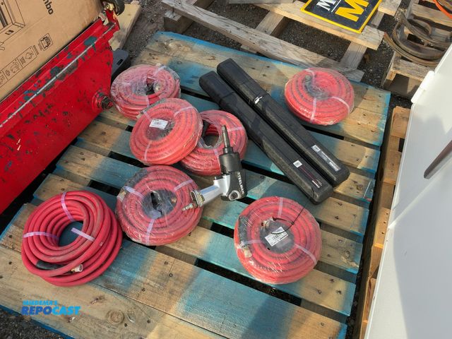 Lot 2-67503 - Skid Lot of Hydraulic Hoses, Steelman Hydraulic Impact Wrench, and (2) Steelman Torque Wrenches