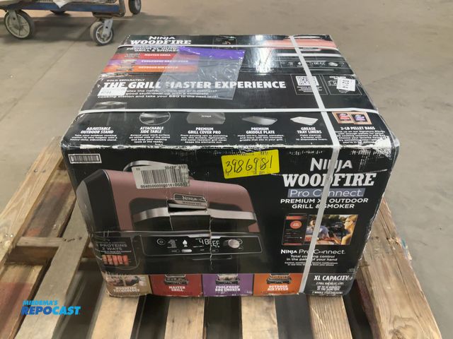 Lot 2-96392 - Ninja Woodfire Pro connect premium XL outdoor grill and smoker