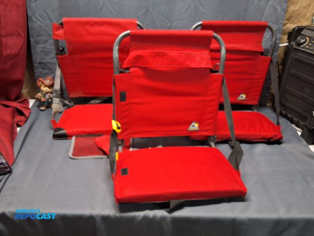 Lot 2-23600 - (3) GCI OUTDOOR BLEACHERBACK STATIUM SEATS