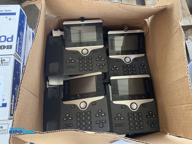 Lot 2-67550 - lot of cisco VOIP phones with no headsets - CP-7481 (x57), CP-8841(x2), CP-8845(x2)