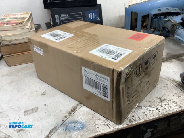 Lot 2-93473 - Lot of (1) black and brown nightstand end table