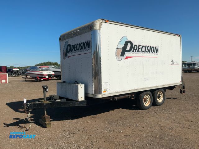 Lot 2-40625 - 2003 Viper 16' Tandem Axle Enclosed Trailer with Cummins Onan Diesel Generator