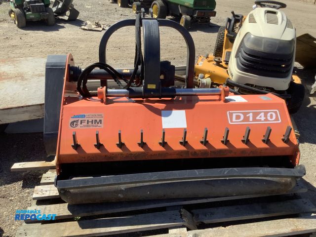 Lot 2-75270 - Betsco D140 3 point heavy duty flail mower 55" wide w/ hydraulic side shift
