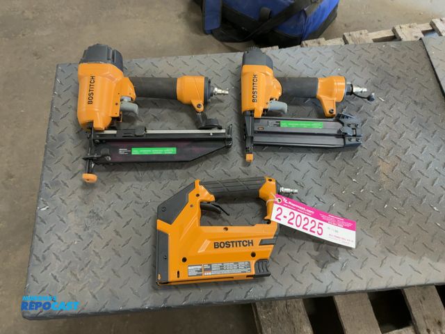 Lot 2-20225 - Lot of (1) Stanley 16 Gauge Nailer, (1) Stanley 18 Gauge Brad Nailer, and (1) Stanley BTFP71875 Stap...