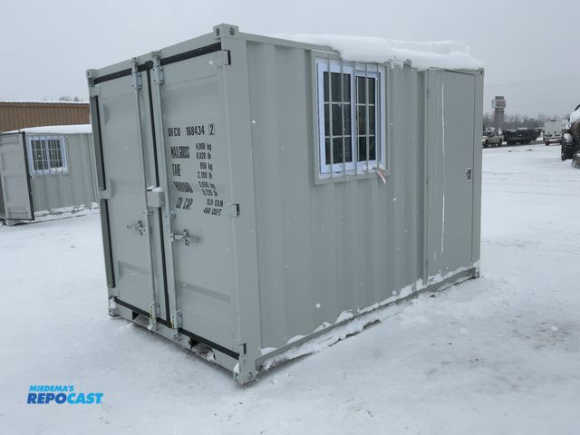 Lot 2-42123 - New 11’ Job Site Storage Container, 133-1/2”x80”x89” tall overall, Swing Doors on One End with 76” w...