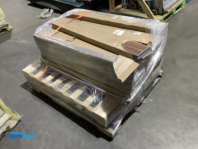 Lot 2-34934 - Skid lot of bardwell wood floor boards each approx. 7” x 48” - 10 pieces per box
