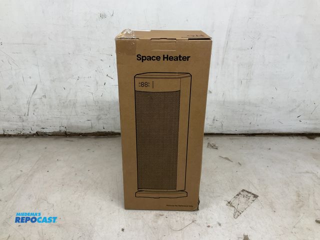 Lot 2-95959 - DH-QN26A 120V, 60Hz floor/table space heater (with remote), 5.5”Wx16.5”H