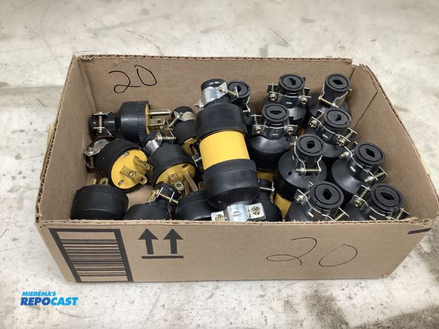 Lot 2-69394 - lot of (20) electrical cord replacement ends