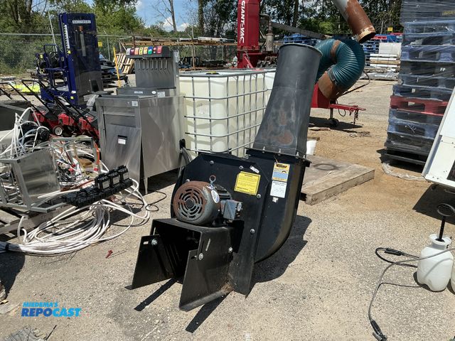 Lot 2-76950 - industrial blower motor vacuum serial#275118