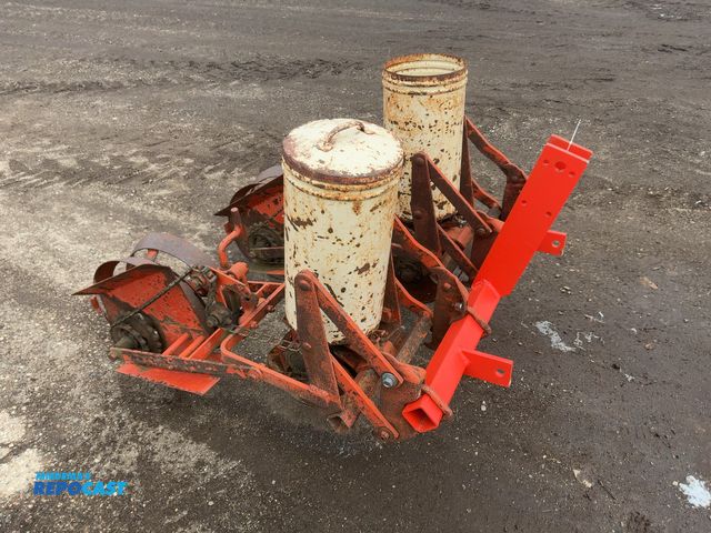 Lot 2-33588 - 3-Point 2-Row Corn Planter, 42” Wide Tool Bar, Ground Driven Planter Units, Missing One Lid