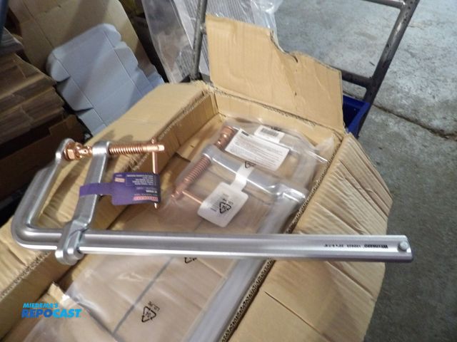 Lot 2-58235 - Lot of (2) new sliding arm bar clamp 20" max jaw opening heavy duty, 10D625