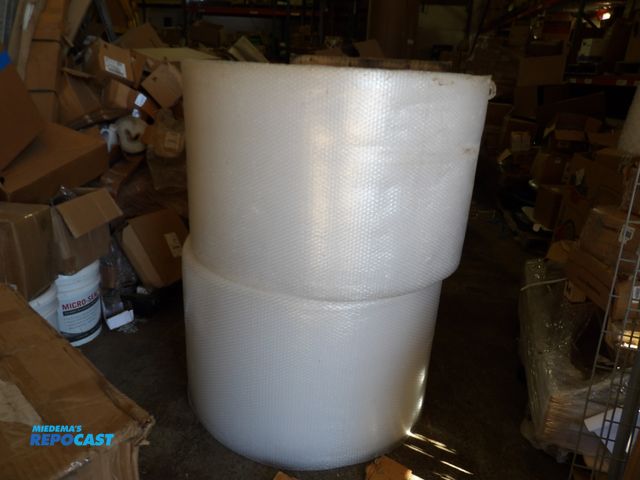 Lot 2-53054 - lot of (2) 3/16" durabubble shipping&amp; packaging bubble wrap roll, 24 x 740' each