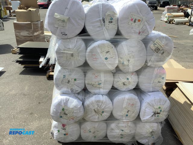 Lot 2-76398 - Skid of Fabric (cloth) Rolls (London) 19 rolls