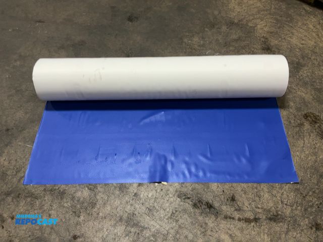 Lot 2-24359 - Roll of marine vinyl Corsair blue fabric #1080779 (45 yards)