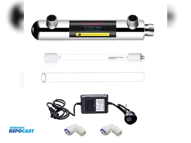 Lot 2-27627 - Geekpure uv water filter system