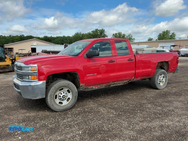 Lot 2-44752 - 2015 Chevrolet Silverado 2500HD Double Cab Long Box Pickup Truck 4x4