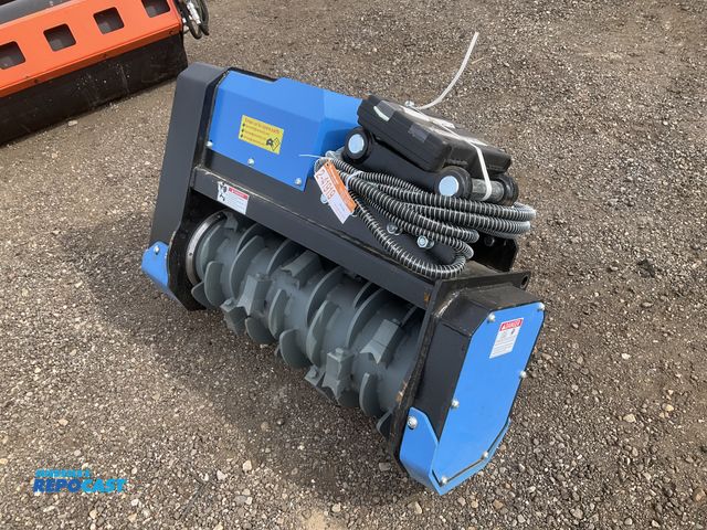 Lot 2-41919 - New Raytree drum mulcher mini excavator attachment model REDM32, 32” wide drum, 12-35 GPM required f...