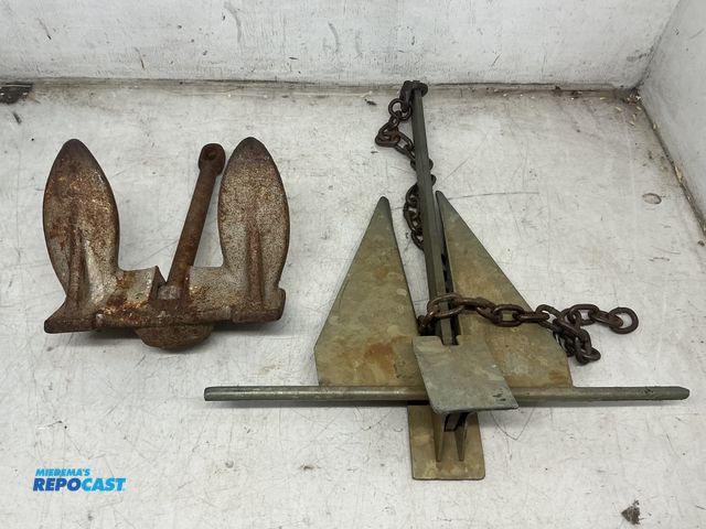 Lot 2-14775 - Two used boat anchors