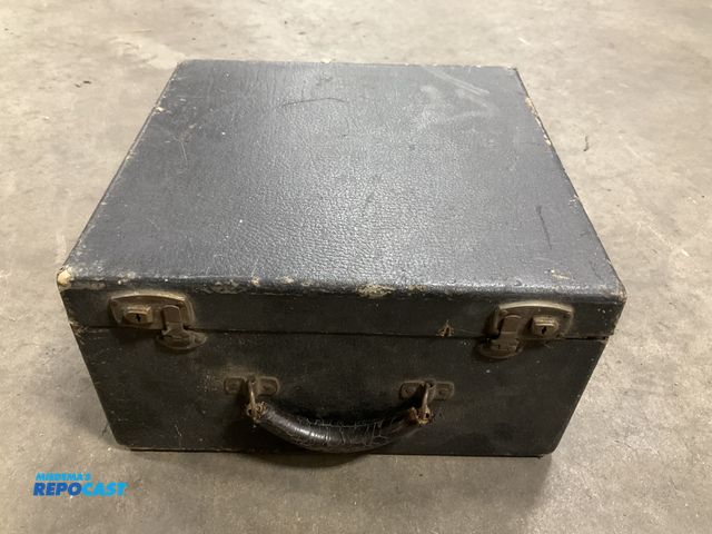 Lot 2-69170 - Black lockable box - needs key to open