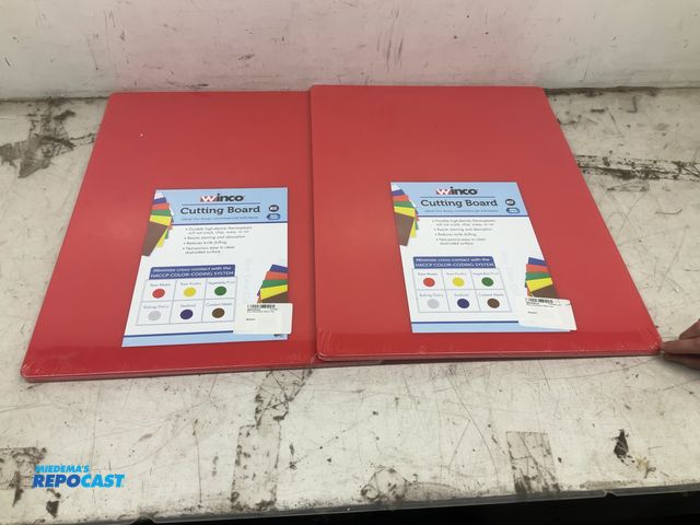 Lot 2-74060 - (2) Winco cutting board, 18” x 24”